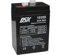 DSK bateria de plomo acido 6v 4.5ah negro 8420738103552