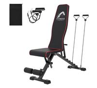 Dskeuzeew Banco de Pesas musculación Banco de plegable con 7 Posiciones Ajustables Banco Pesas Ajustable declive Inclinado Prensa para casa Max 300 KG