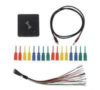 DSLogic U2Basic - Analizador lógico de 16 canales, 100 MHz, ancho de banda, 400 MSa/s, frecuencia de muestreo con memoria de 256 Mbit para análisis de protocolo de señal digital