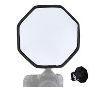 DSLR Camera - Diffuser For Speedlight | High Stability Nylon Speedlight Reflector & Shovel Baffle | Portable Gray Card Integrated Light Modifier