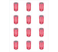 DSLRKIT 4AAA(LR03) to C Size Parallel Battery Adapter Holder (Pack of 12)