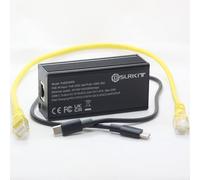 DSLRKIT Divisor PoE de 2,5 Gbps y adaptador de paso a USB tipo C de 20 W PD3.0 PPS QC 4+/3.0 802.3at