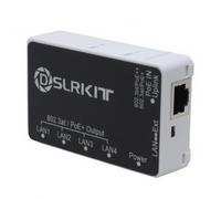 DSLRKIT PoE++ 90 W 5 puertos Gigabit PoE Passthrough Switch Extender Repeater 802.3bt in 802.3AT Out