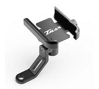 DSMBKS para Y-amaha t-MAX 500 TMAX 500 560 TMax 530 Accesorios Manillar de Motocicleta Soporte para teléfono móvil GPS Soporte, Soporte para Espejo Negro