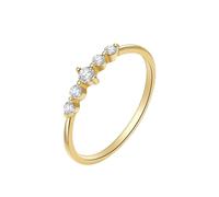 Dsnyu Anillo de boda para mujer, anillo de eternidad con diamantes blancos, joyería de oro amarillo de 9 K, 14 y 18 quilates para mamá, esposa, novia, T 1/2, Oro amarillo de 9 quilates, Diamante