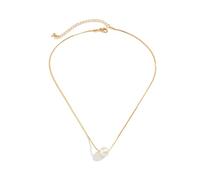 Dsnyu Collares con colgante de oro, collar de cadena para hombre, perla única con cierre de pinza de langosta, joyería larga de moda para fiesta de cumpleaños de 20.5 pulgadas, 20.5 inches, No es una