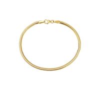 Dsnyu Pulsera de cadena para mujer, pulseras de boda, joyería de cadena de oro amarillo, moda clásica, 8inches, Oro amarillo de 9 quilates, No es una piedra preciosa