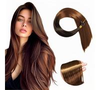 Dsoar 28 Pulgadas Pelo Trenzado Recto 150g 1 Paquete Extensión de Cabello Sintético Sedoso para Trenzar Cabello a Granel Preestirado para Trenzas Boho, OT4/30#