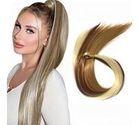 Dsoar 28 Pulgadas Pelo Trenzado Recto 150g 1 Paquete Extensión de Cabello Sintético Sedoso para Trenzar Cabello a Granel Preestirado para Trenzas Boho, P27/30/613#