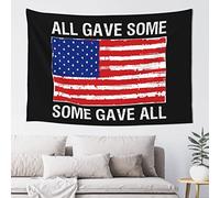 Dsocuiubos Tapiz de arte de pared All Gave Some Gave All Military Tapiz Decore para habitación Funny Kitchen Decor (tamaño: 100 x 150 cm)