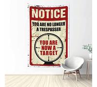 Dsocuiubos Tapiz para dormitorio, aviso estético que ya no eres un trespasser tapiz cosas para tu habitación hombre cueva reglas (tamaño : 100 x 150 cm)