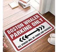 Dsoluuing Decoración de bar al aire libre Boston Whaler alfombra de estacionamiento solo letrero de bienvenida para puerta delantera, alfombras de cocina y tapetes (tamaño : 40 x 60 cm)