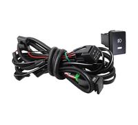 Dsonbc Faro Antiniebla Delantero 2 X Lente LED Luz Antiniebla 30W H11 Lámpara Delantera De Coche 12V Para Fiat Para Tipo Para Wagon Para Estate Para Hatchback Para Cross 2015-2022(Harness Wire)