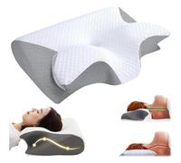 Dsongo Pillow Daddy Almohada para dormir, Terapia para el cuello, Almohada antironquidos, almohada cervical para dormir de espalda, de lado y boca abajo, problemas de sueño lavable, mejora eficaz