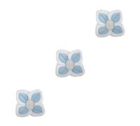 DSOUWEH 3 Juego de asientos de baño transpirable para bebés, seguro y práctico para el baño, más salud ambiental, tela de bebé, baño de flores, lado blanco, 80 cm, lado blanco 80 cm, 3 unidades