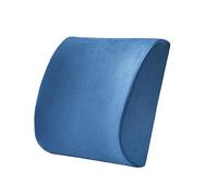 DSOUWEH Mejorado con núcleo Interior de algodón con Memoria - Cojín para la Cintura Cojín para Silla de Comedor Cojín para la Cintura de algodón de Felpa, Ante - Azul Real