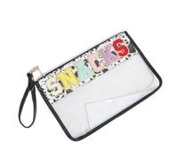 DSOUWEH Organizador de Viaje para Bolsos: artículos Esenciales de Viaje en un Lugar, Organizador de Almacenamiento de Bolsa de cosméticos Transparente de PVC Impermeable, Vaca