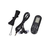 DSP FM Radio Portable Design Retro Digital Display Radio Portable LCD Display DSP FM Radio W/Earphone