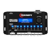 DSP Taramps Pro 2.8S Crossover - Procesador de Audio y Ecualizador de señal Digital Completa con secuenciador ecualización gráfica de 15 Bandas, 12 ecualizadores preestablecidos de 2 Canales y Salida