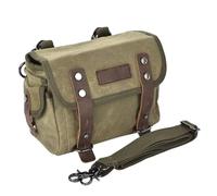 DSPOLIMV Bolsa sillín Motocicleta Sillín De Motocicleta Lateral De para Gran Capacidad Bolsas Almacenamiento Viaje Lona para Herramientas Accesorios Universales Extraíble(Green)