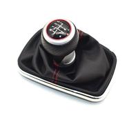 DSPOLIMV Compatible con para Golf para Bora para Jetta para GTI para MK4 6 Velocidades Manual Automático Pomo Cambio Marchas Adaptador Cabezal Pomo Palanca Cambios Cambio Palanca Perilla(5-Speed)