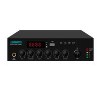 DSPPA DSPPA-MP35UB Mini mezclador digital - Amplificador 100V - Reproductor USB / Radio FM / Blutooth - Potencia nominal 35W - S