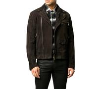 DSQUARED2 Ante Piel Estilo Biker Chaqueta Iconic Cazadora Chaqueta BNWT M