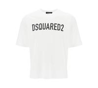 Dsquared2 - Camiseta Casual de Algodón - Tops - Hombre - Blanco - M -