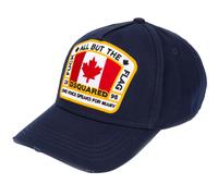 Dsquared2 Canadian Bandera Icon Gorra Béisbol Basebalkappe Sombrero Azul Marino