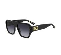 DSQUARED2 D2 0128/S Gafas de Sol, Black, 58 para Hombre