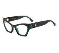 Dsquared2 Mujer D2 0133 6AK Monturas ópticas Acetato Verde Cat Eye