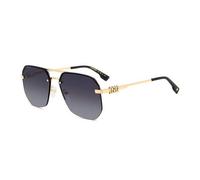 Dsquared2 Hombre D2 0103/S RHL/9O Gafas de sol Metal Oro Gris Geométrico Normal Sombreado