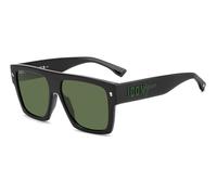 DSQUARED2, GAFAS DE SOL, ICON 0030/S, BLACK GREEN, 58, (MAN)