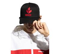 Dsquared2 Gorra Baseball Halloween Hoja, Logo Bordado, Unisex, Negro