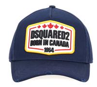 Dsquared2 Gorra Baseball Navy Basebalkappe Retro Born In Canada Icon