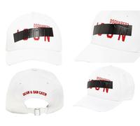 Dsquared2 Gorra De Beisbol Icono Con Cinta Oculta Nueva
