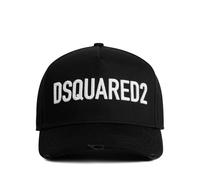 DSQUARED2 Gorra Baseball con Logo Bordado en Relieve Color Negro