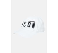 DSQUARED2 Gorras Unisex Blancas Gorro Con Visera D2 IC