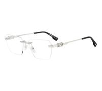 Dsquared2 Hombre D2 0102 010 Monturas ópticas Metal Paladio Cuadrada Normal