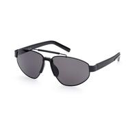 Dsquared2 Hombre DQ0366 02A Gafas de sol outlet Metal Negro Gris Redonda Normal