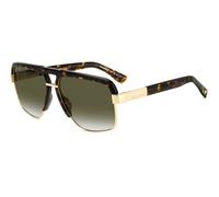 Dsquared2 Hombre Dsquared2 D2 0084/S 2IK/9K Gafas de sol Metal La Habana / Oro Marrón Cuadrada Sombreado