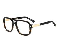 Dsquared2 Hombre Dsquared2 D2 0087 WR7 Monturas ópticas Plástico la Habana Cuadrada