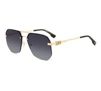 Dsquared2 Hombre Dsquared2 D2 0103/S RHL/9O Gafas de sol Metal Oro Gris Geométrico Normal Sombreado