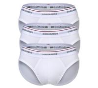 DSQUARED2 Hombre Slip, 3er Paquete - 3-Pack Breve, Algodón Stretch,