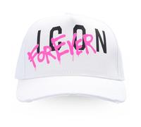DSQUARED2 ICON FOREVER PAINT Gorra Baseball Kappe Trucker Nuevo