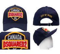 Dsquared2 Iconic City Of Wood Gorra De Béisbol Azul Con Logotipo, 2021