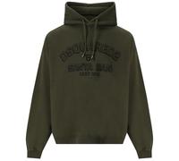 Dsquared2 Loose Fit Santa Dan Logo Green Hoodie