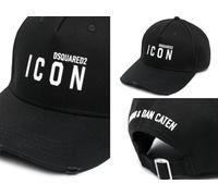 Dsquared2 Mini Icon Gorra Baseball Cap Ajustable Negra 2021 Nueva
