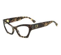 Dsquared2 Mujer D2 0133 ACI Monturas ópticas Acetato Gris/La Habana Cat Eye