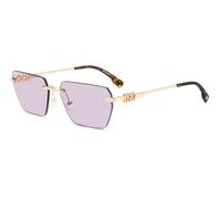 Dsquared2 Mujer Dsquared2 D2 0102/S EYR/UR Gafas de sol Metal Oro Violeta Geométrico Normal